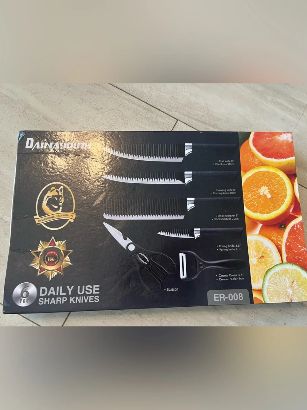 6 Piece Knife Set DianaYouth